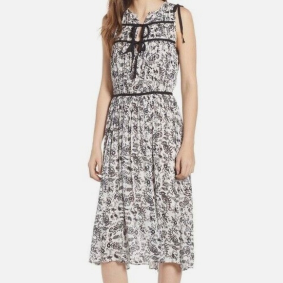 $350 Rebecca Minkoff black/white dress size medium - Picture 1 of 5